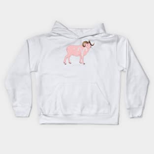 Aries (Baby Pink) Kids Hoodie